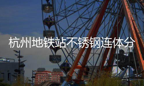 文明连体垃圾站不锈钢地铁桶以匠心工艺城市守护分类杭州