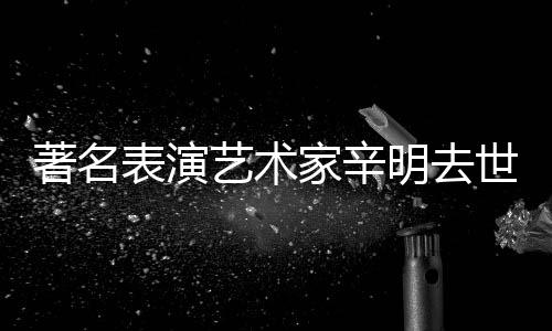 著名享年明去表演家辛世 岁艺术